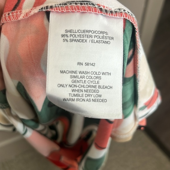 Maggy London Floral Side Twist Sleeveless Dress - Picture 5 of 5